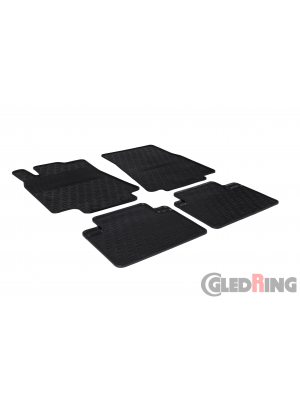 Original Gledring Passform Fußmatten Gummimatten 4 Tlg.+Fixing - Mercedes-Benz A Klasse W169 2004->2012